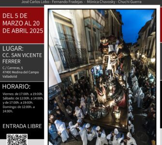 exposición de fotografías de la Semana de Pasión en Medina de Rioseco